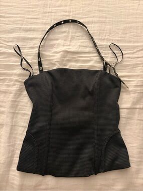 With Jean Iris corset top